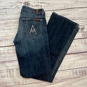 7 For All Mankind A Pocket Flare Denim Jeans